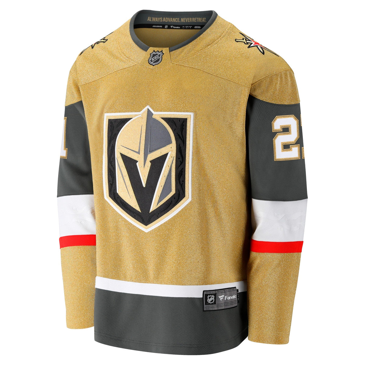 Vegas Golden Knights Brett Howden Gold Home Premier Breakaway Player Hockey Jersey