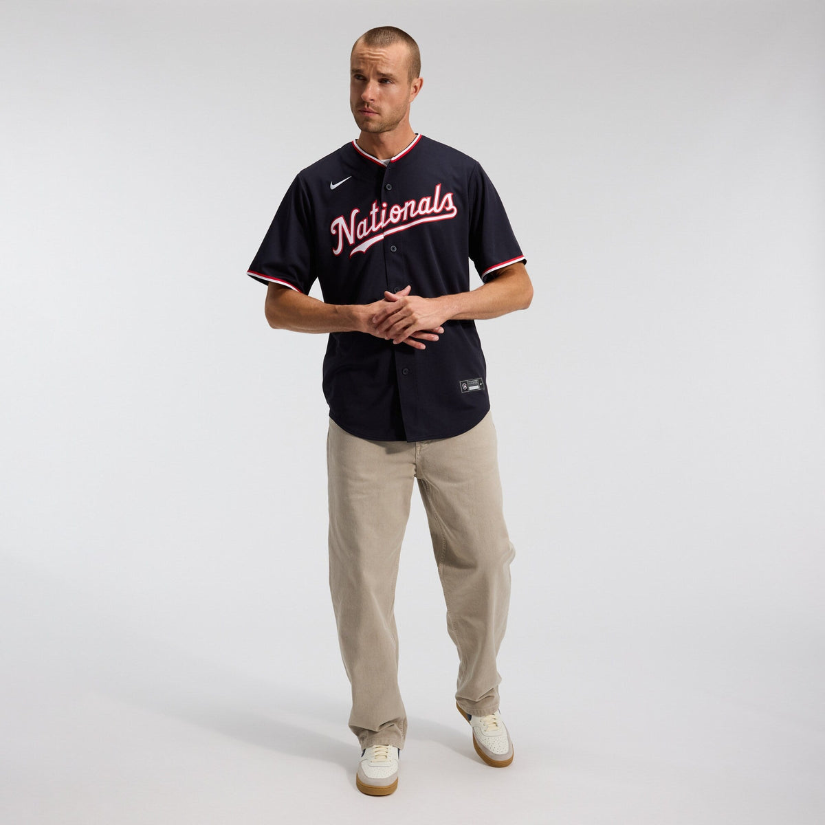 Washington Nationals Dylan Crews Navy Alternate Replica Baseball Jersey