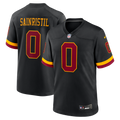Washington Commanders Mike Sainristil Black Hail Raiser Alternate Game Football Jersey
