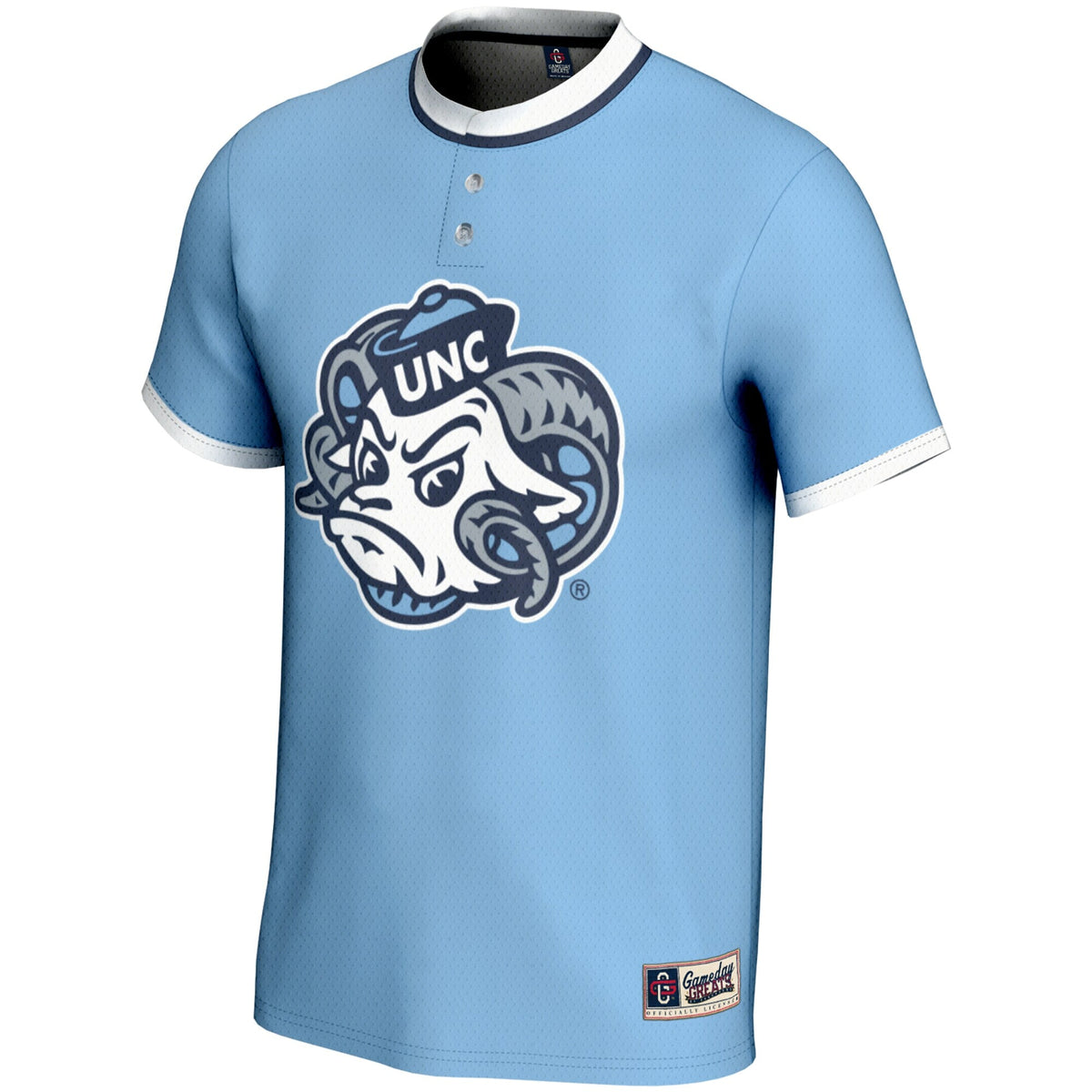 #1 North Carolina Tar Heels Lightweight Softball Jersey - Carolina Blue