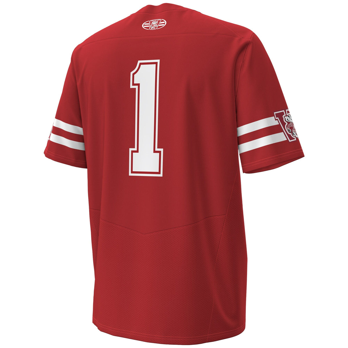 #1 Wisconsin Badgers 1980 Throwback Home Replica Game Jersey - Red