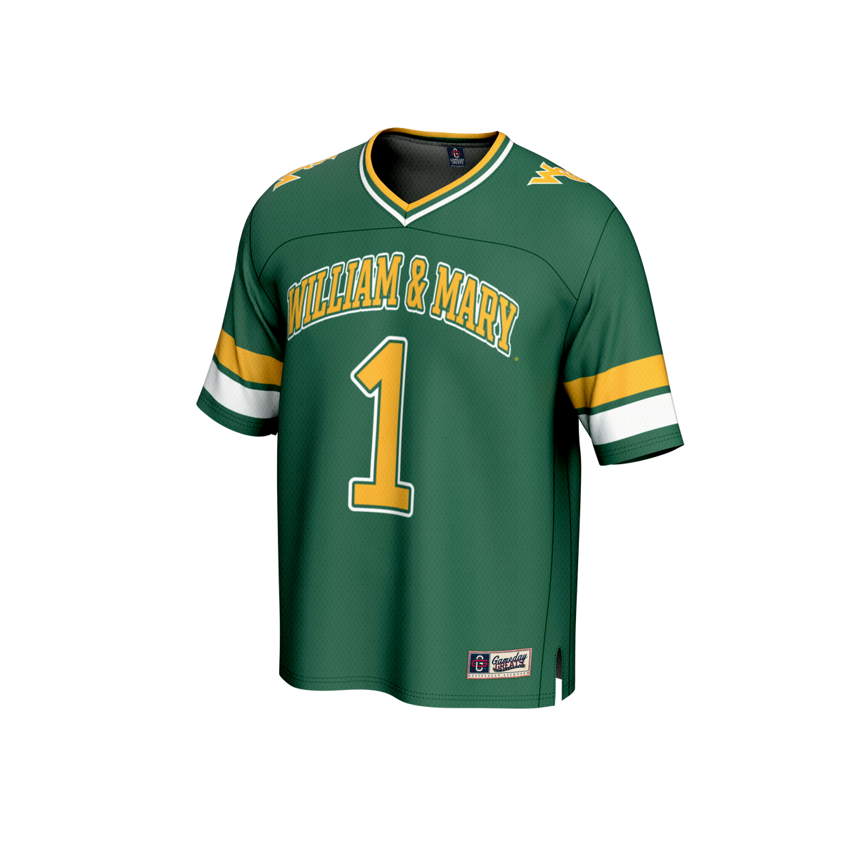 #1 William & Mary Tribe Collegiate Football Fashion Jersey - Green