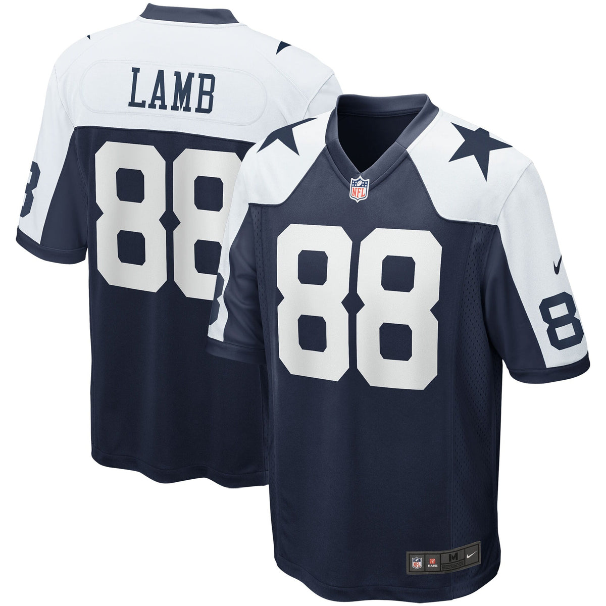 Dallas Cowboys CeeDee Lamb Navy Alternate Game Team Football Jersey