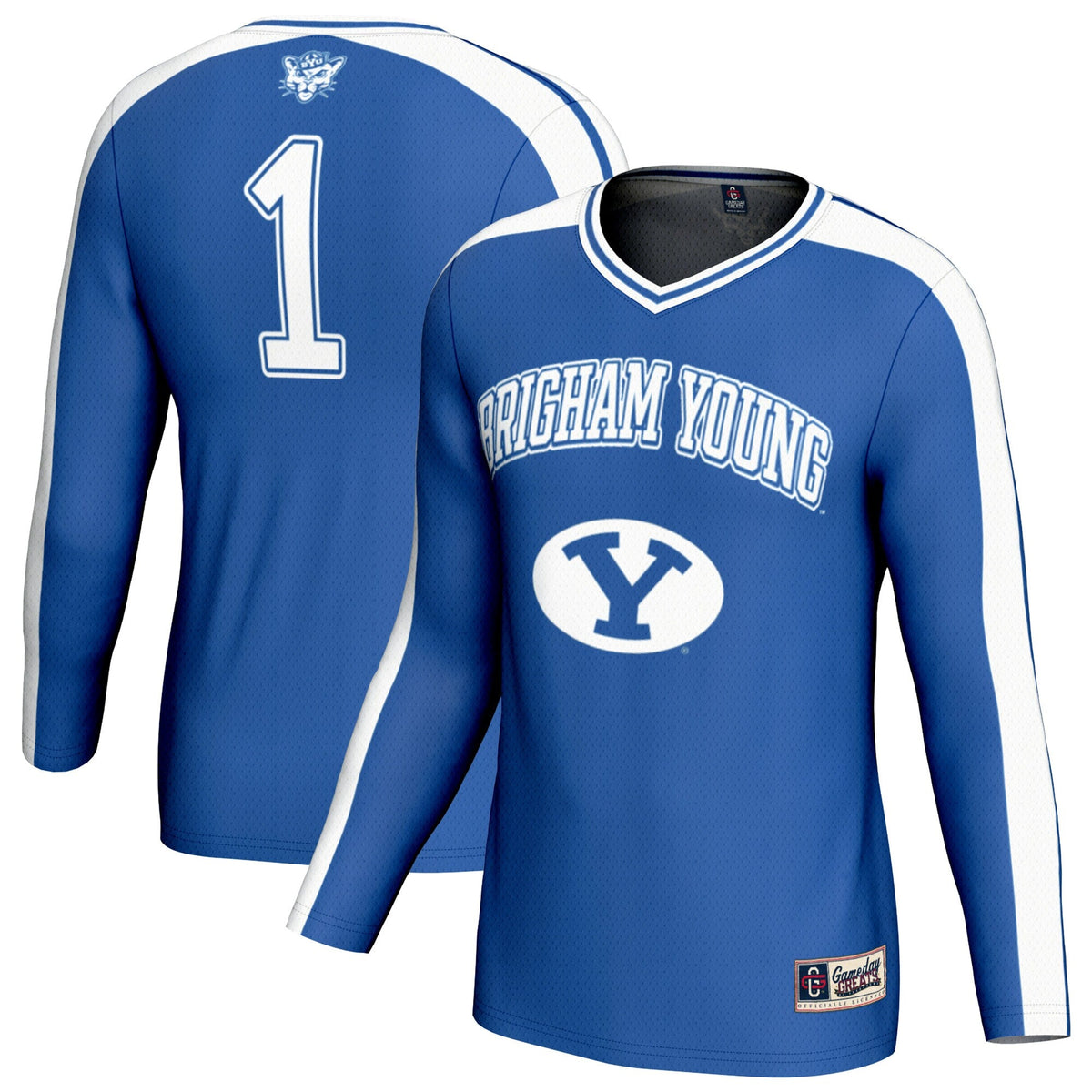 BYU Cougars #1 Lightweight Volleyball Fashion Jersey - Royal