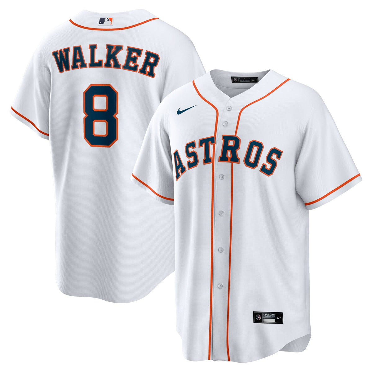 Houston Astros Christian Walker White Home Replica Baseball Jersey