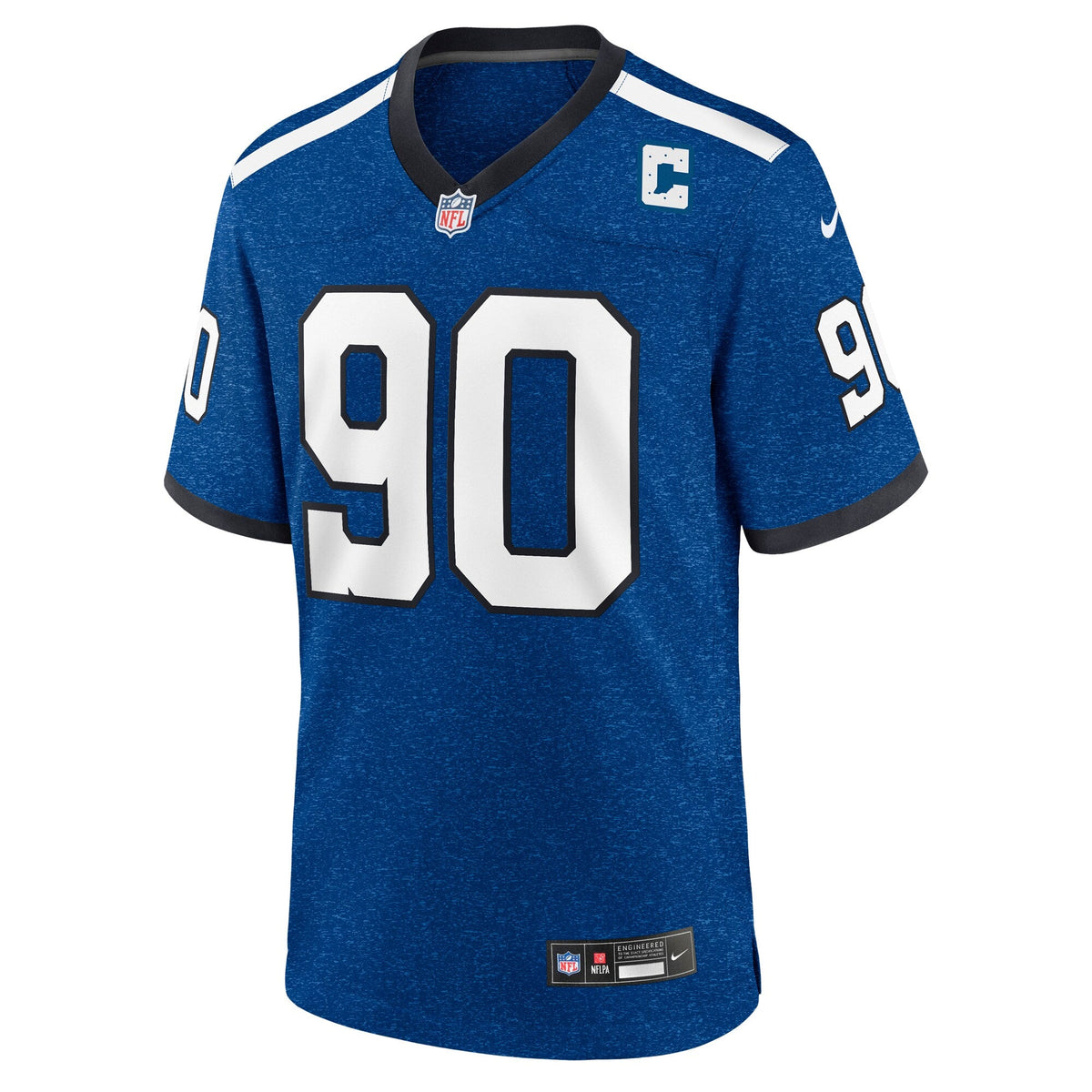 Indianapolis Colts Grover Stewart Blue Alternate Game Football Jersey