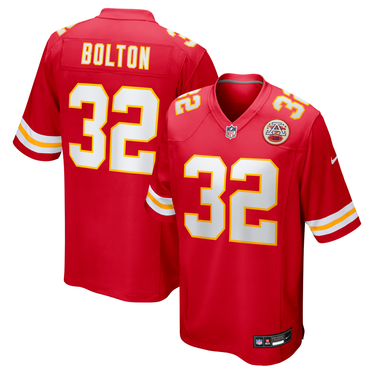 Kansas City Chiefs Nick Bolton Red Game Football Jersey