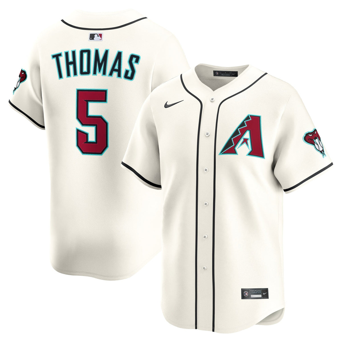 Arizona Diamondbacks Alek Thomas Cream Home Limited Player Baseball Jersey