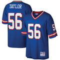 New York Giants Lawrence Taylor Royal Big & Tall 1986 Retired Player Replica Football Jersey