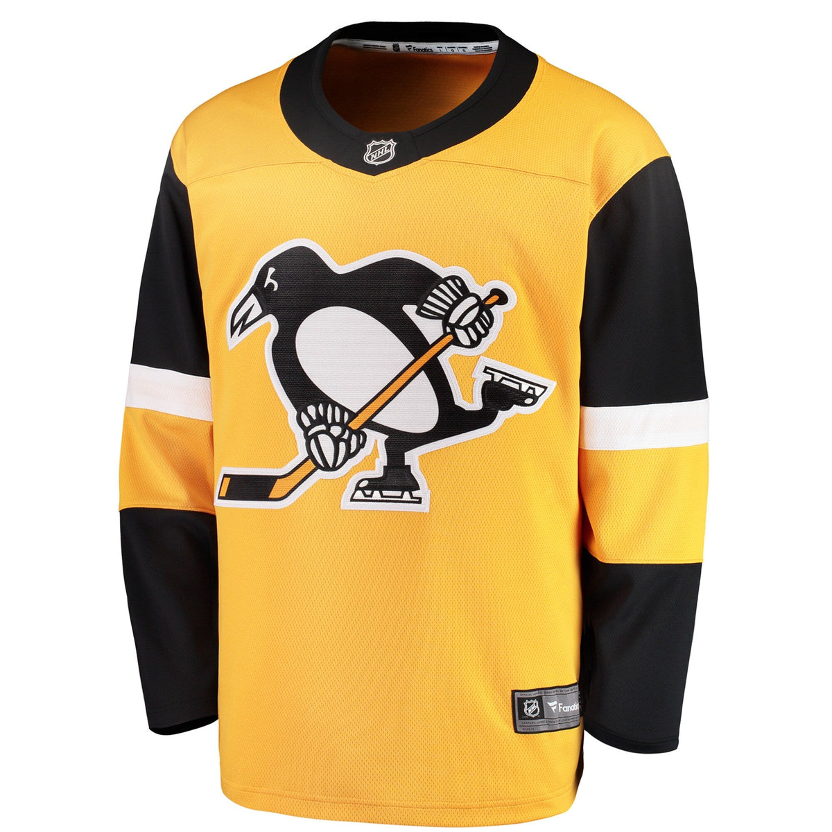Pittsburgh Penguins Gold Alternate Breakaway Hockey Jersey