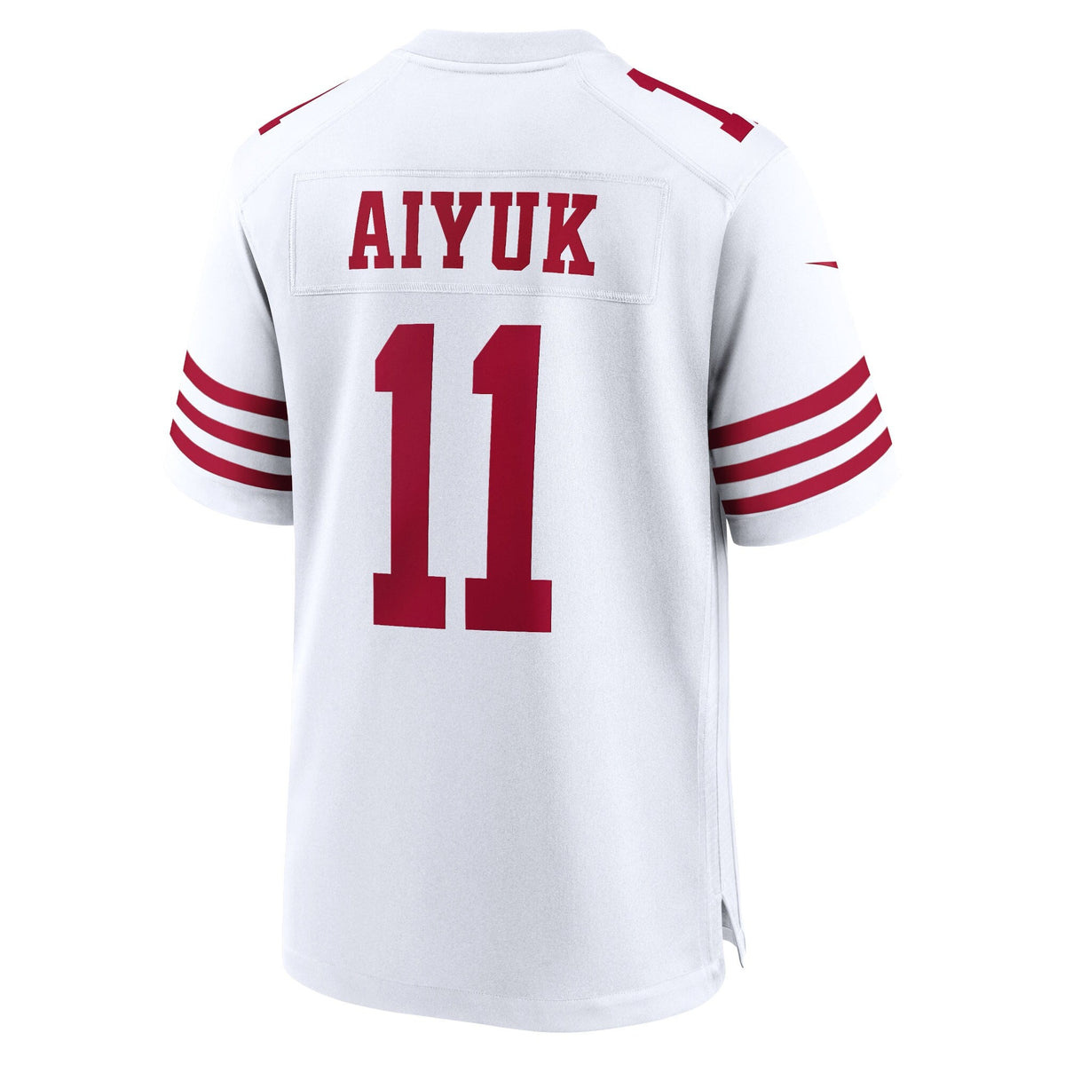 San Francisco 49ers Brandon Aiyuk White Game Football Jersey