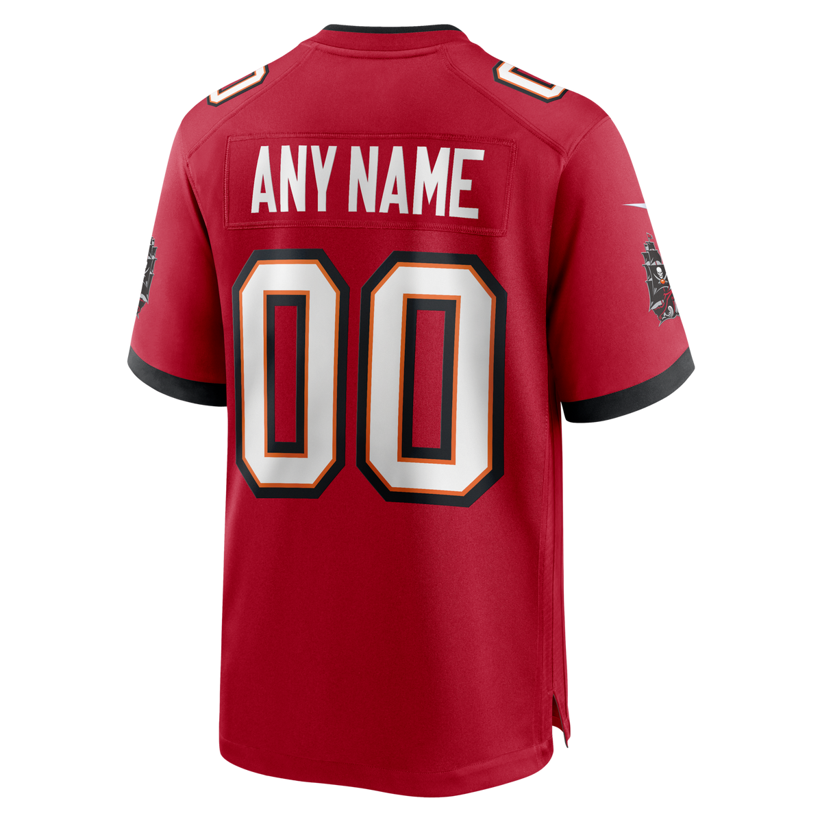 Red Tampa Bay Buccaneers Team Custom Game Football Jersey