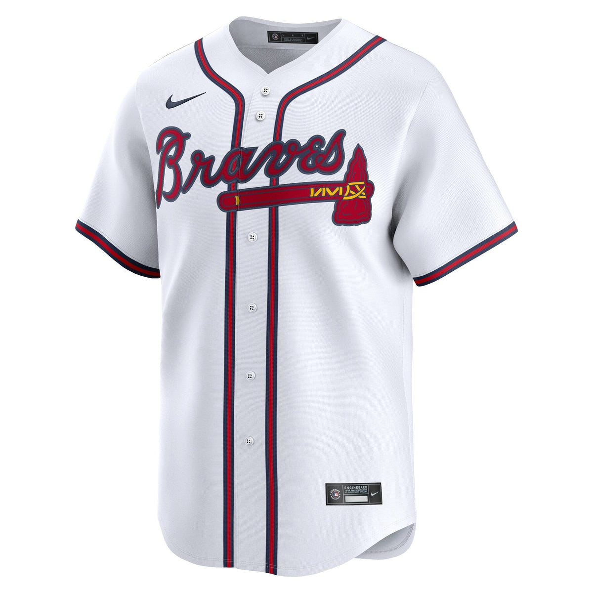 Atlanta Braves White Home Limited Baseball Jersey