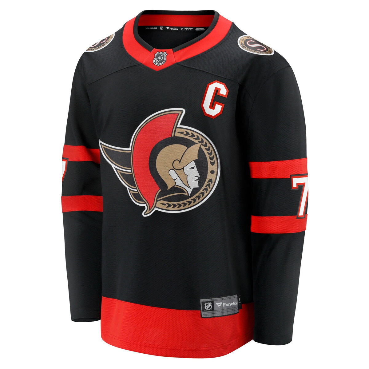 Ottawa Senators Brady Tkachuk Black Home Breakaway Hockey Jersey