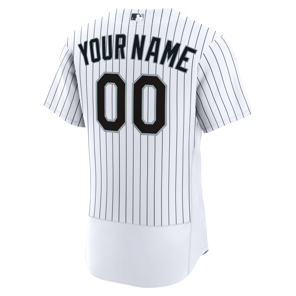 Chicago White Sox White Home Custom Baseball Jersey