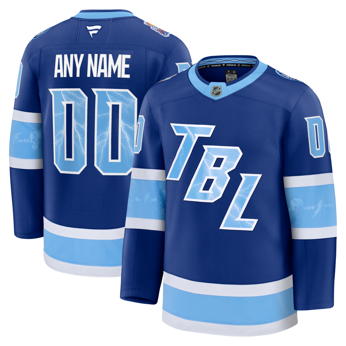 Tampa Bay Lightning Blue 2026 NHL Stadium Series Premium Custom Jersey