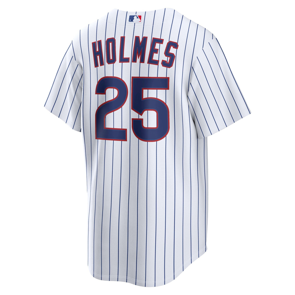 Chicago Cubs Clay Holmes White Home Replica Baseball Jersey