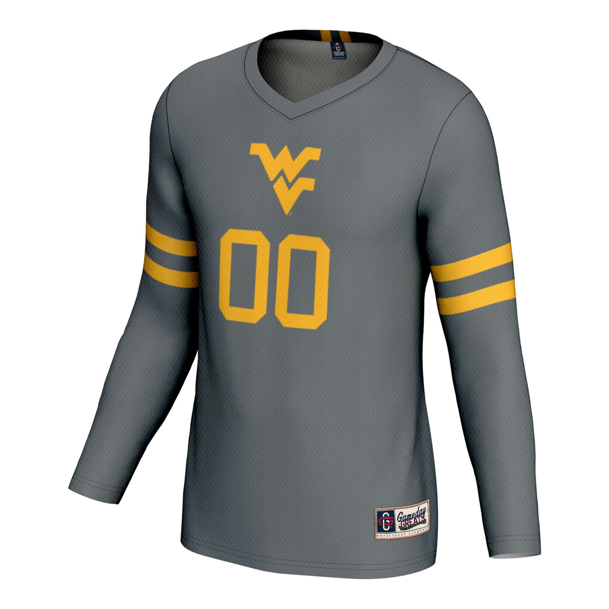 West Virginia Mountaineers NIL Pick-A-Player Lightweight Volleyball Jersey - Gray