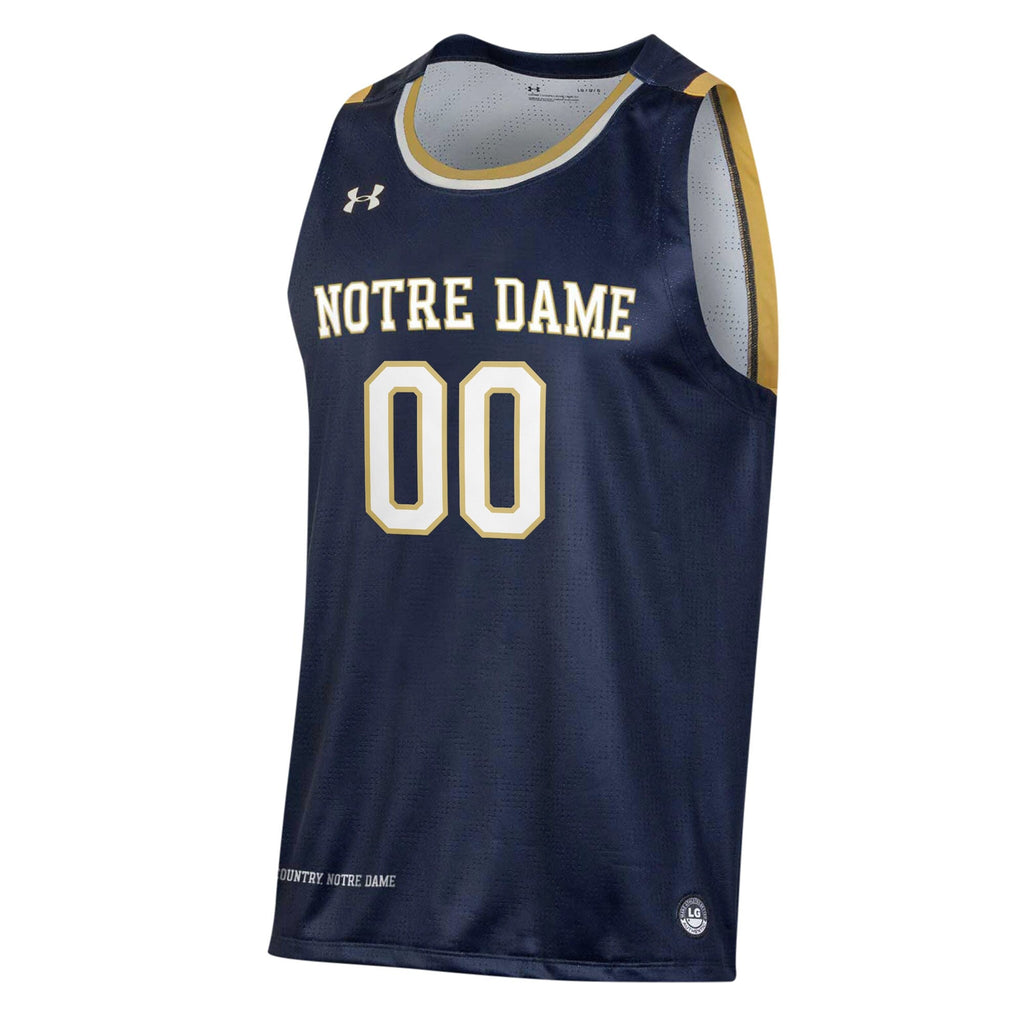 Notre Dame Fighting Irish Pick-A-Player NIL Basketball Jersey - Navy