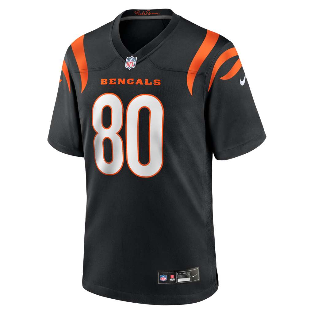 Cincinnati Bengals Andrei Iosivas Black Team Game Football Jersey