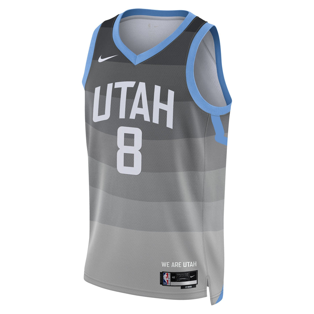 Utah Jazz 2025/26 City Edition Swingman Jersey - Gray - Isaiah Collier