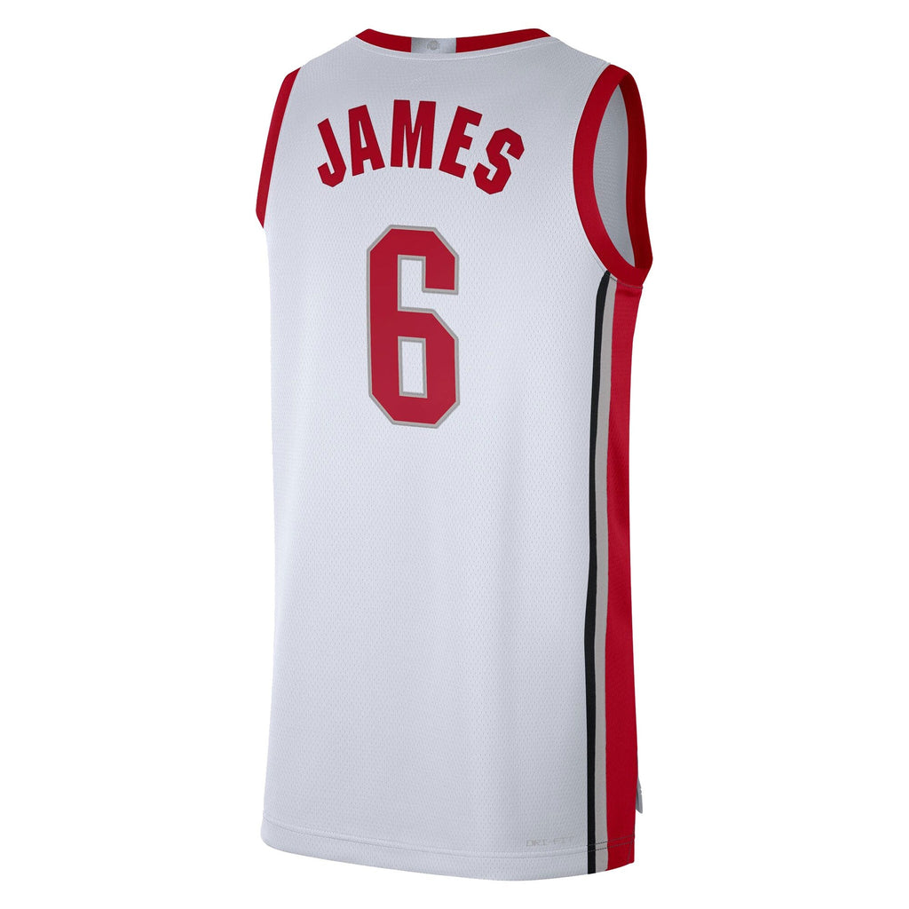 LeBron James White Ohio State Buckeyes Limited Basketball Jersey