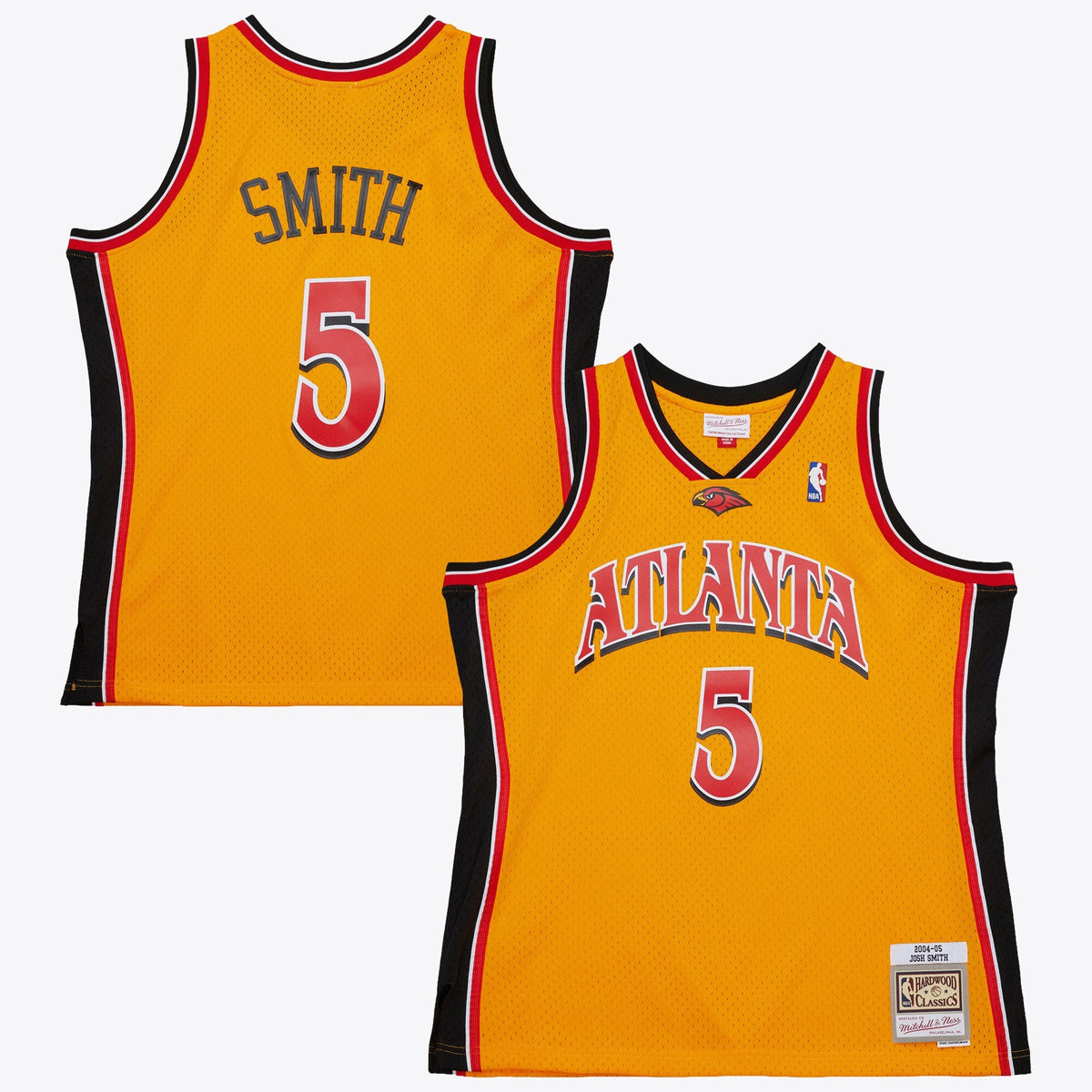 Atlanta Hawks Josh Smith 2004 Alternate Jersey - Yellow
