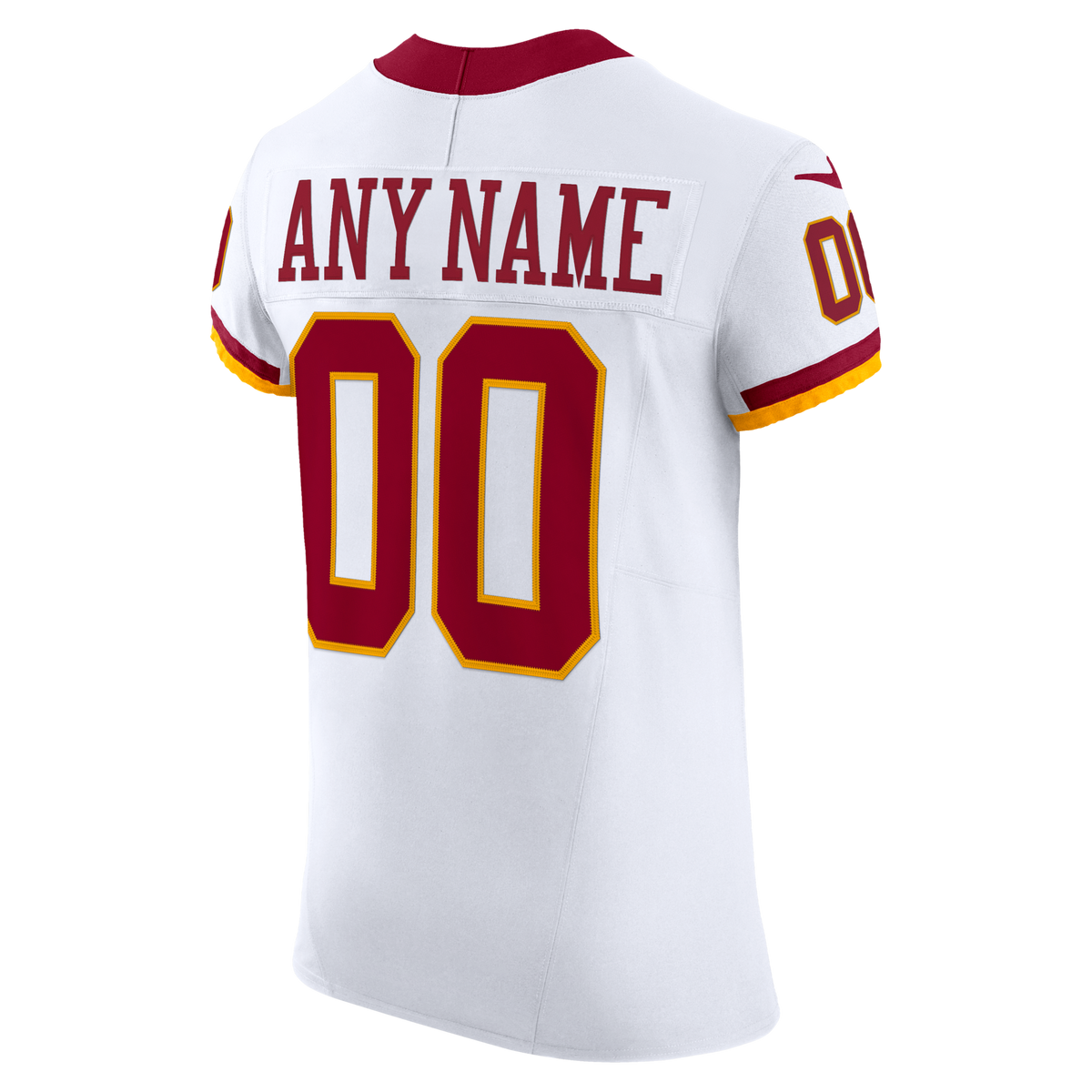 Washington Commanders White Vapor F.U.S.E. Elite Custom Football Jersey