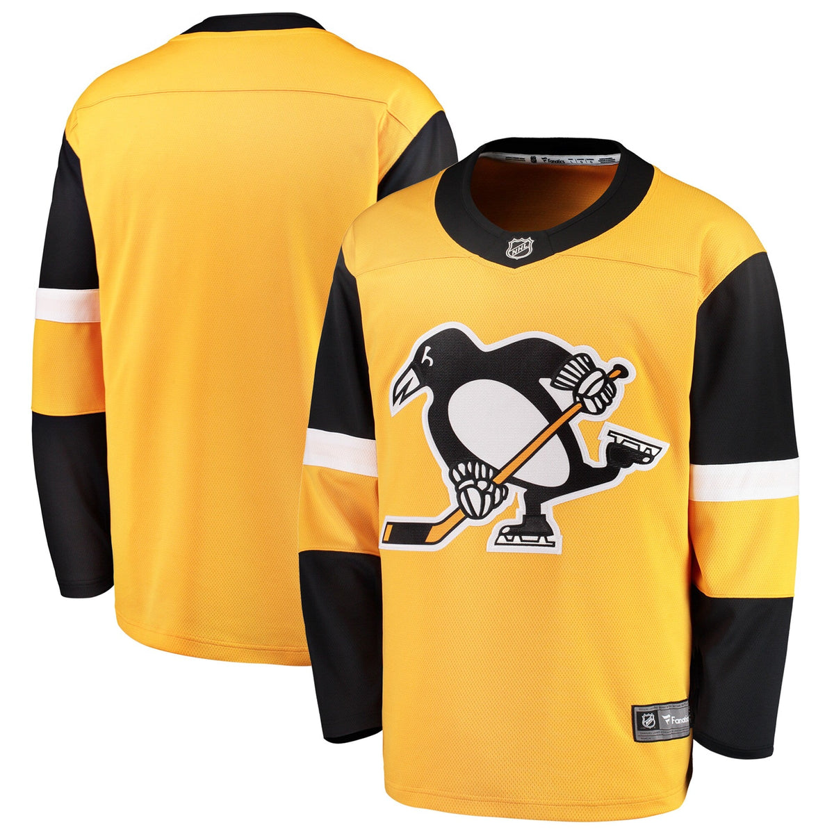 Pittsburgh Penguins Gold Alternate Breakaway Hockey Jersey