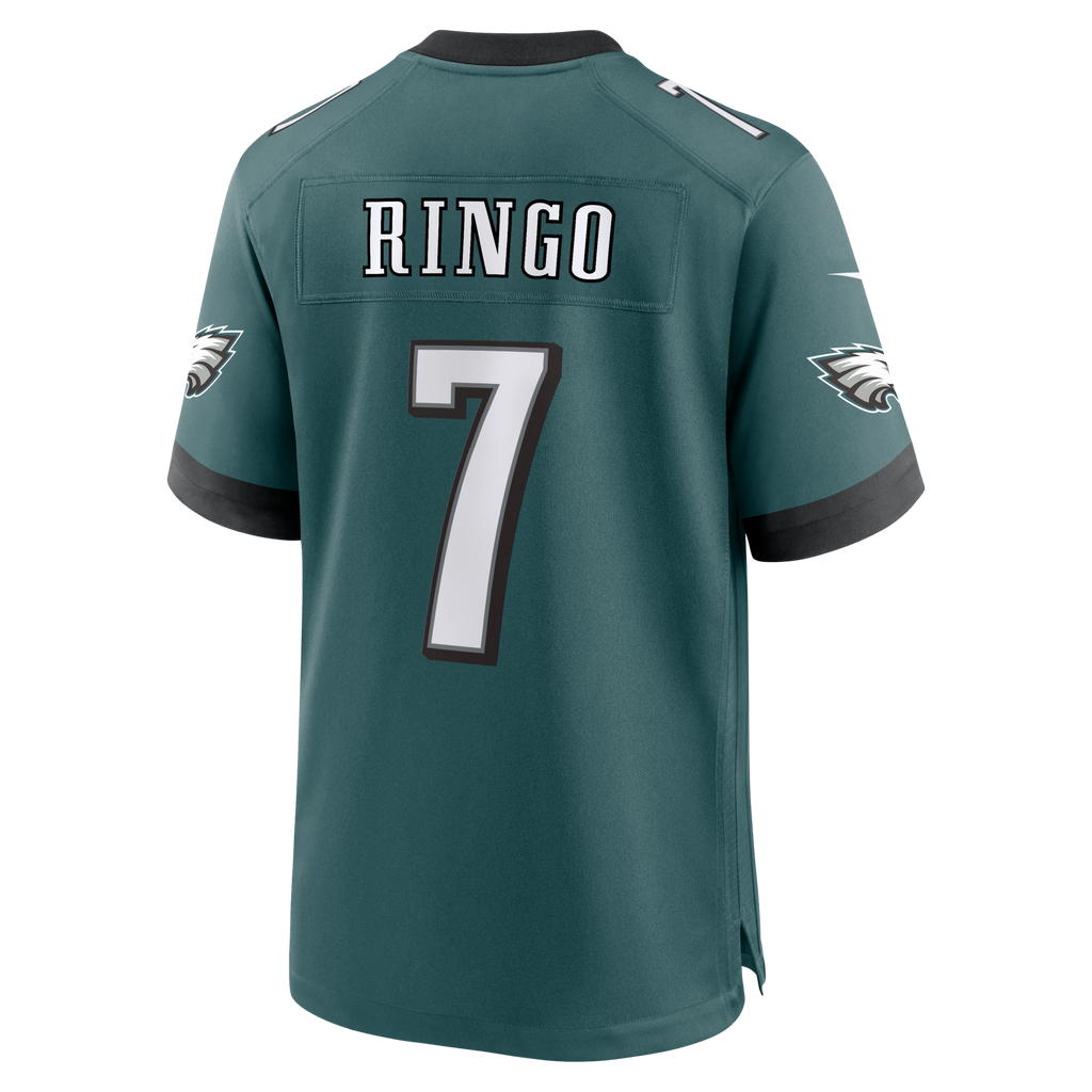 Philadelphia Eagles Kelee Ringo Midnight Green Team Game Football Jersey
