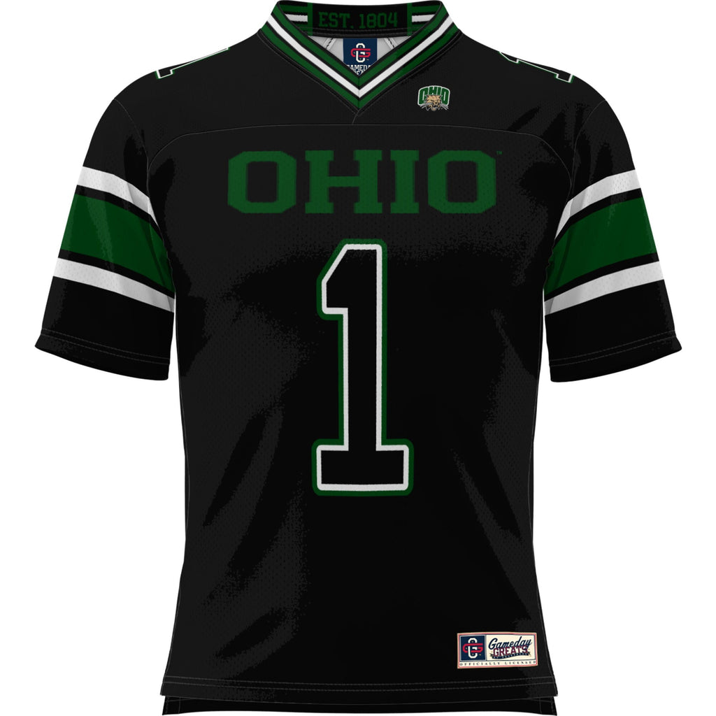 #1 Ohio Bobcats Football Jersey - Black
