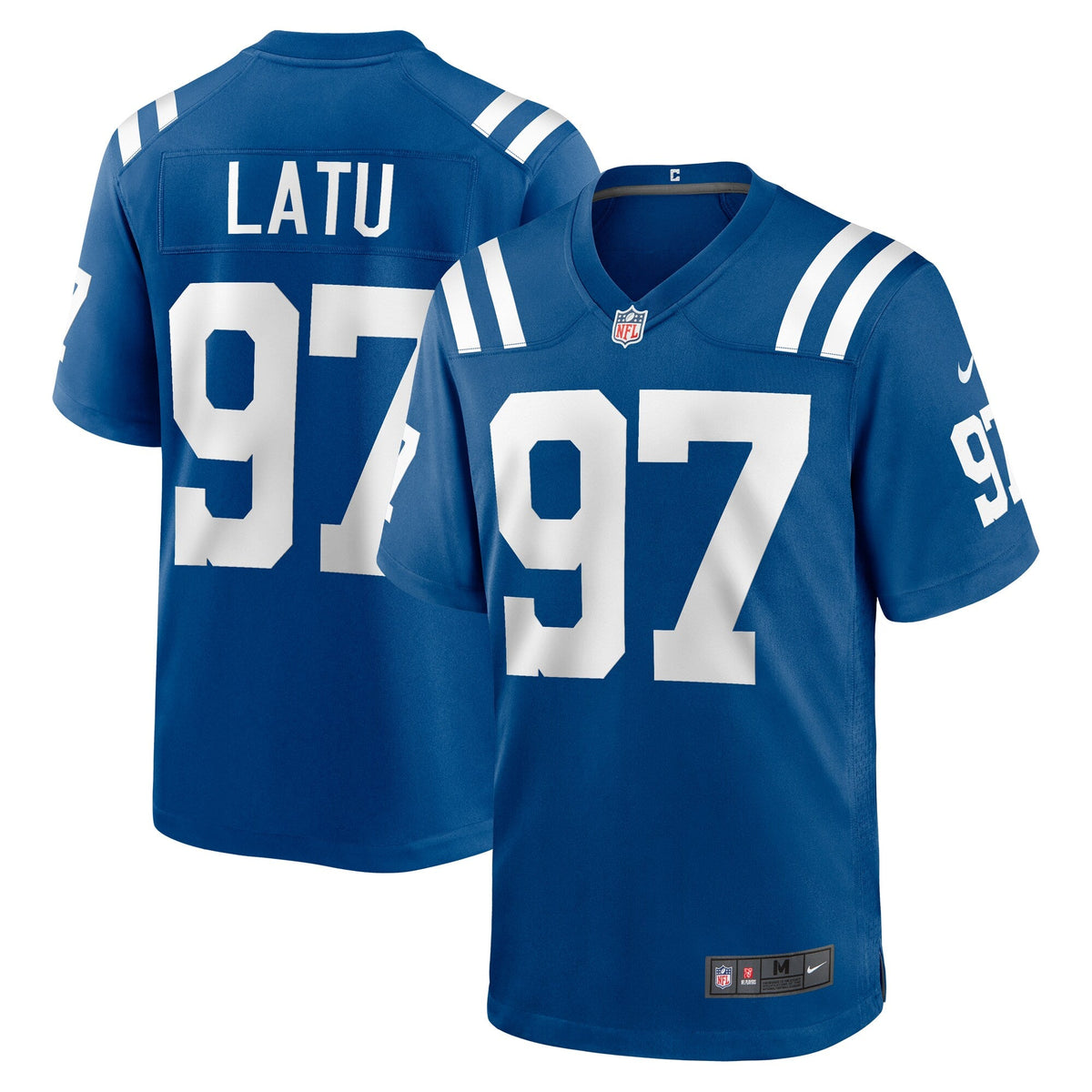 Indianapolis Colts Laiatu Latu Royal Player Game Football Jersey