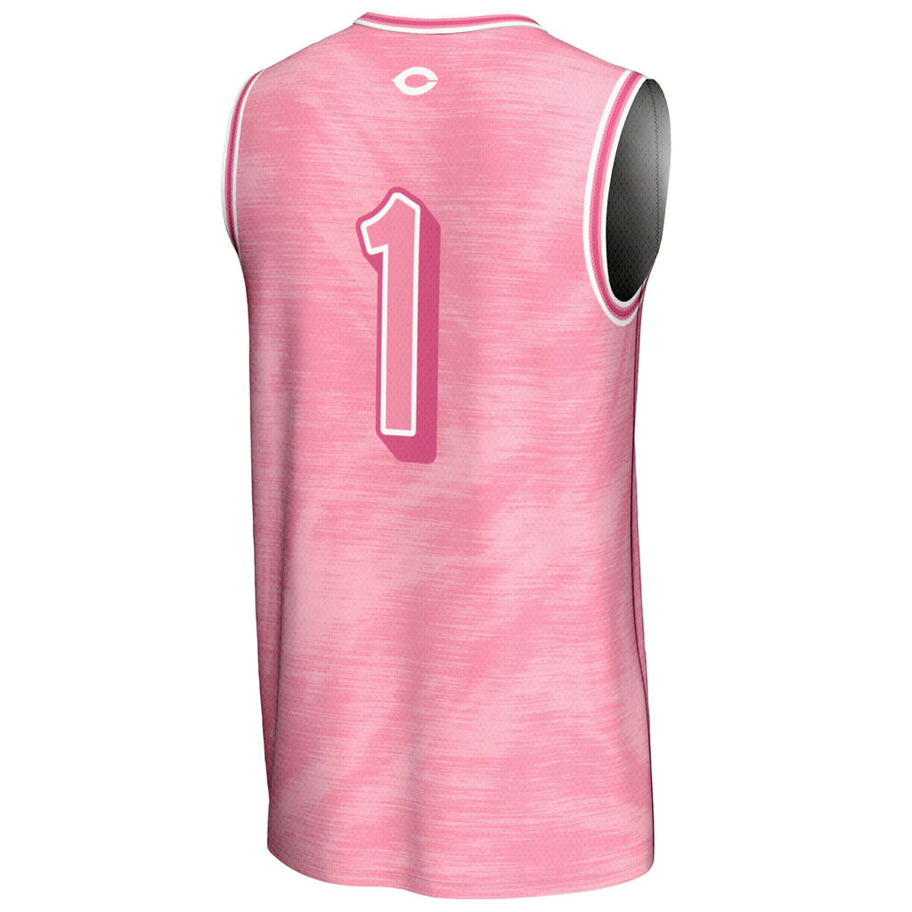 #1 UChicago Maroons Lightweight Basketball Fashion Jersey - Pink