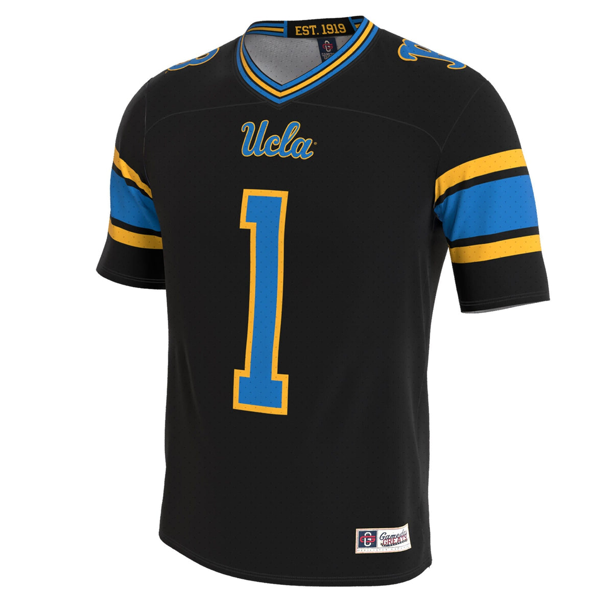 UCLA Bruins Lightweight Collegiate Football Blackout Fashion Jersey