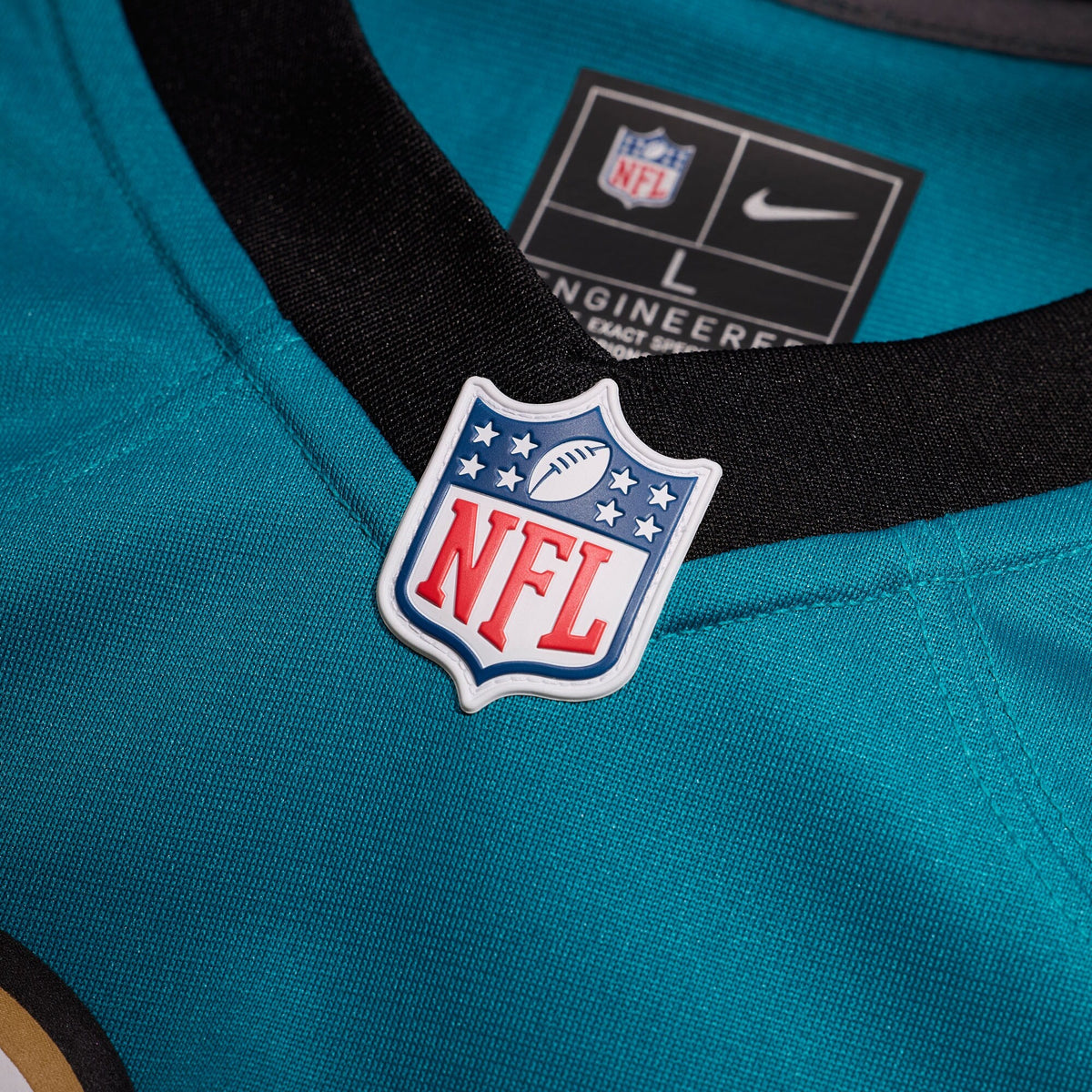 Jacksonville Jaguars Teal Prowler Throwback Custom Game Football Jersey
