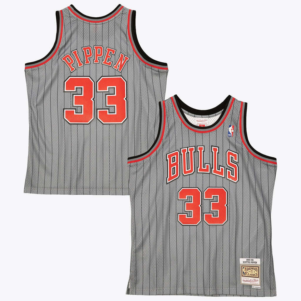 Chicago Bulls Scottie Pippen 1995 Reload Swingman Jersey - Grey