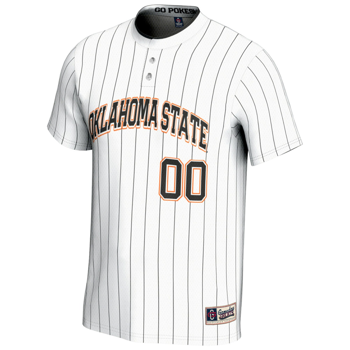 Oklahoma State Cowboys NIL Pick-A-Player Lightweight Softball Jersey - White