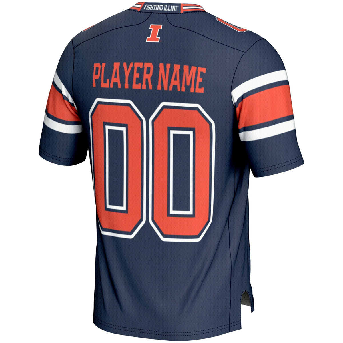 Illinois Fighting Illini NIL Pick-A-Player Football Jersey - Navy