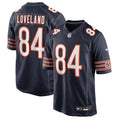 Chicago Bears Colston Loveland Navy Team Game Football Jersey