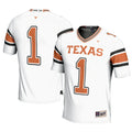 #1 White Texas Longhorns Football Jersey