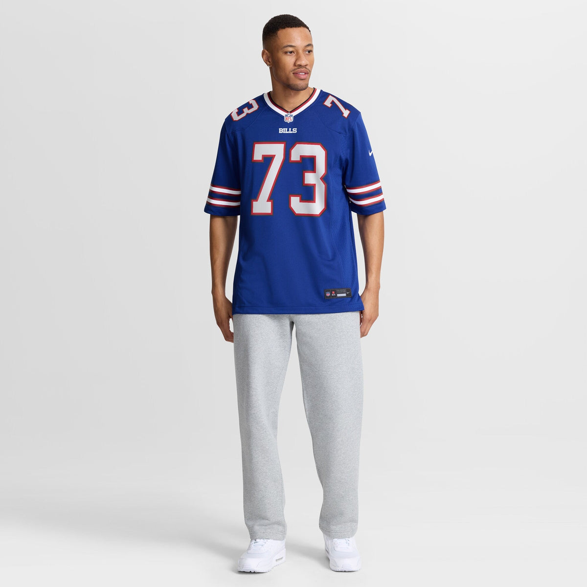 Buffalo Bills Dion Dawkins Royal Game Player Football Jersey