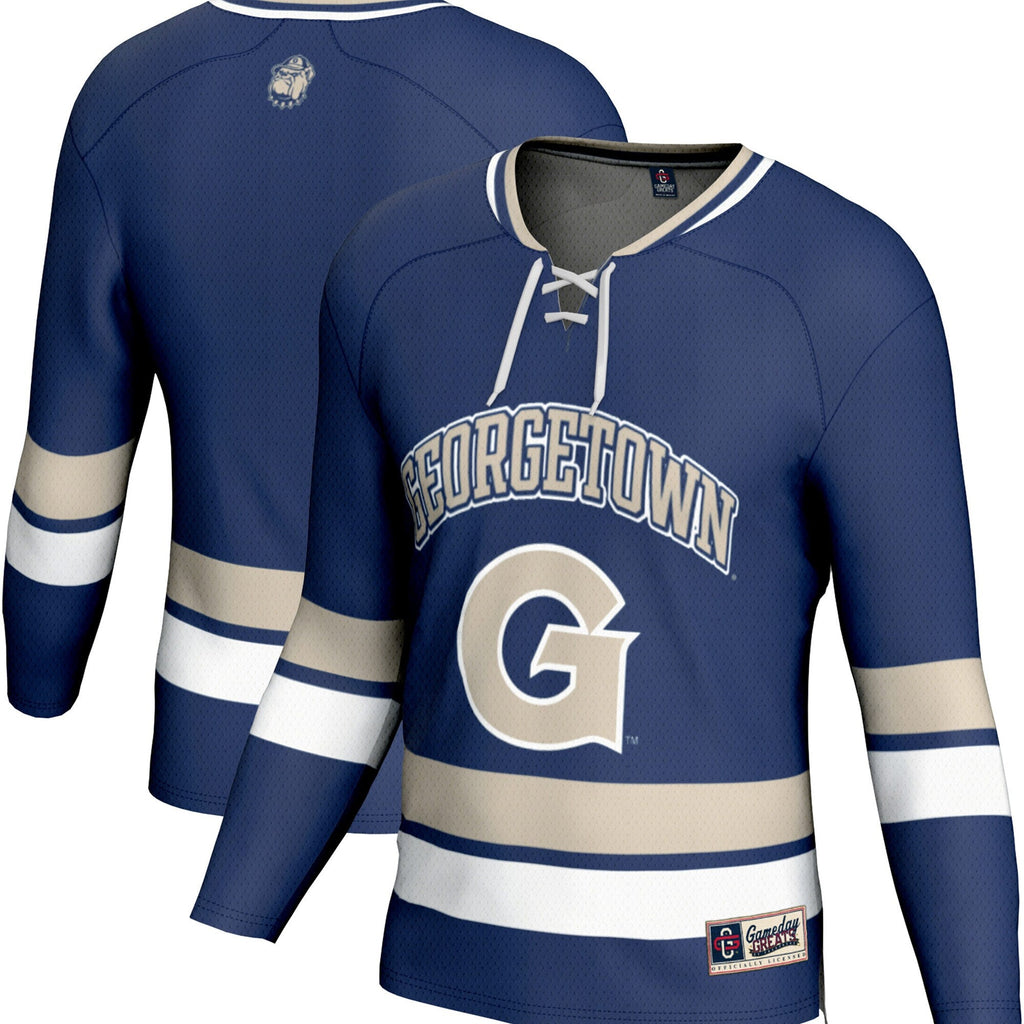 Georgetown Hoyas Spirit Hockey Jersey - Navy
