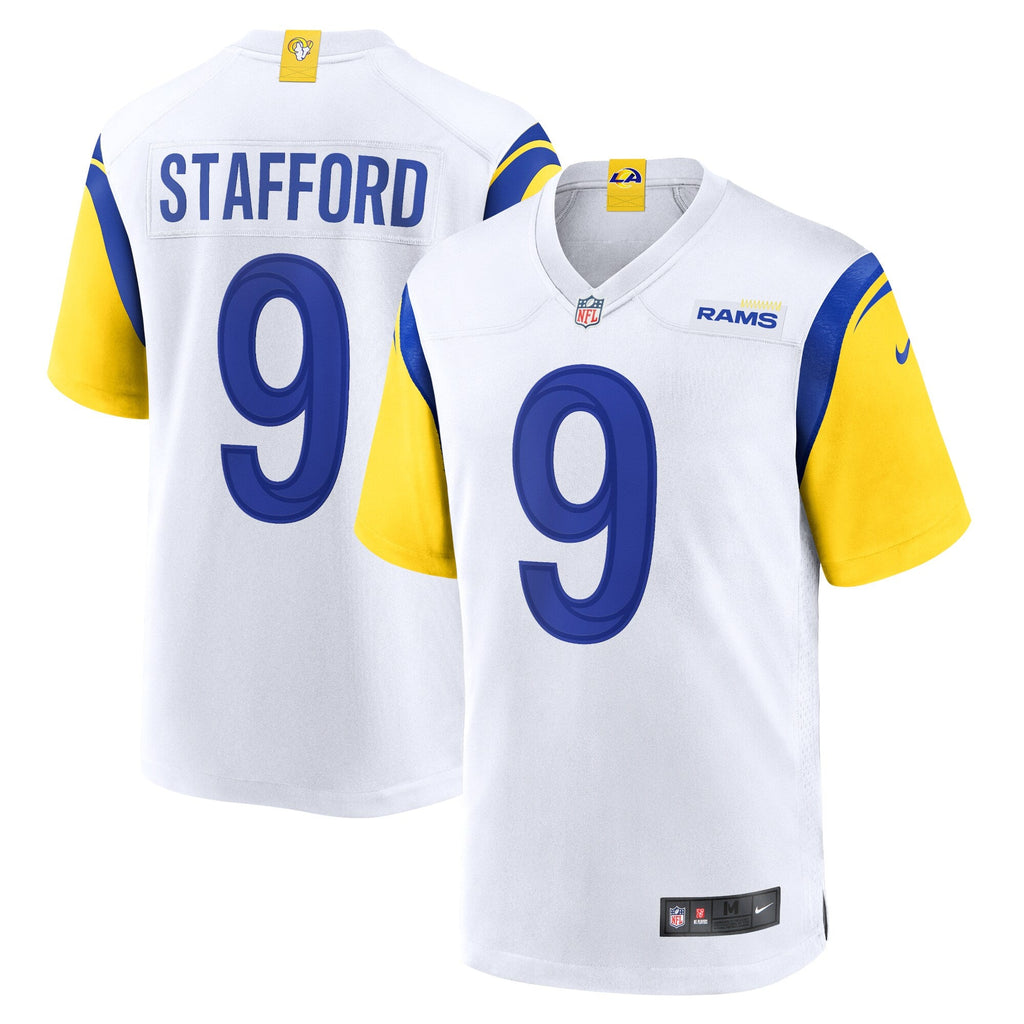 Los Angeles Rams Matthew Stafford White Alternate Game Football Jersey