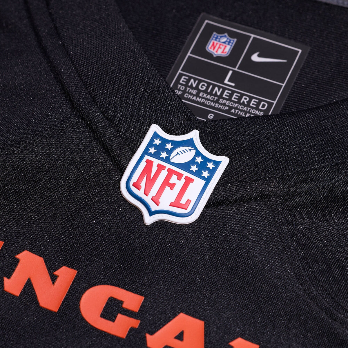 Cincinnati Bengals Sam Hubbard Black Player Game Football Jersey