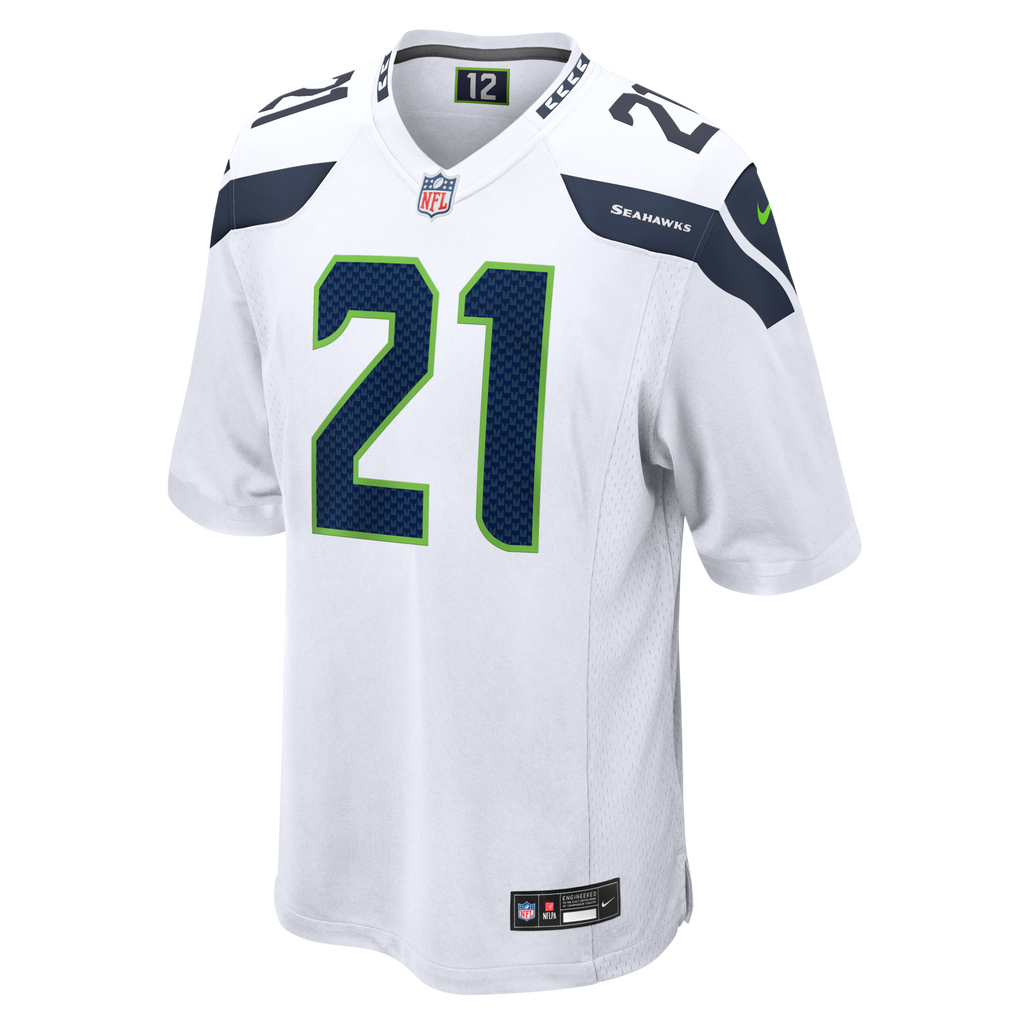 Seattle Seahawks Devon Witherspoon White Game Football Jersey