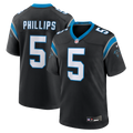 Carolina Panthers Jaelan Phillips Black Game Football Jersey