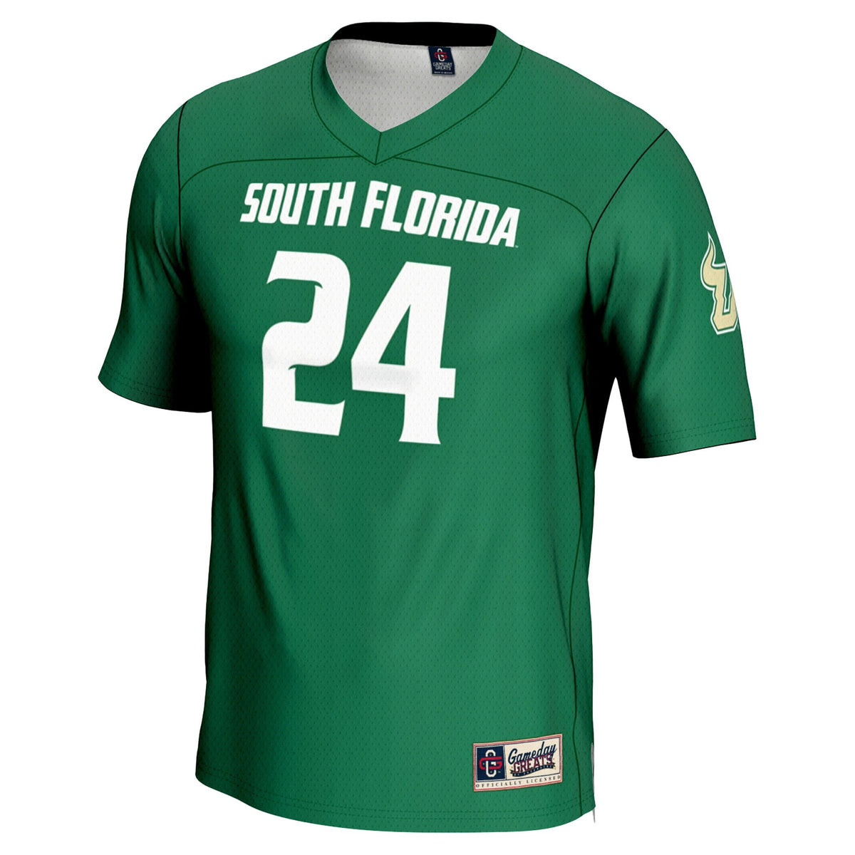 #24 South Florida Bulls Lightweight Lacrosse Jersey - Green