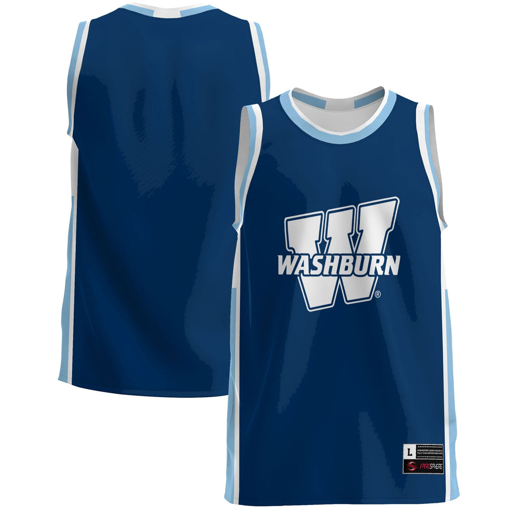 Washburn Ichabods Lightweight Basketball Jersey - Blue