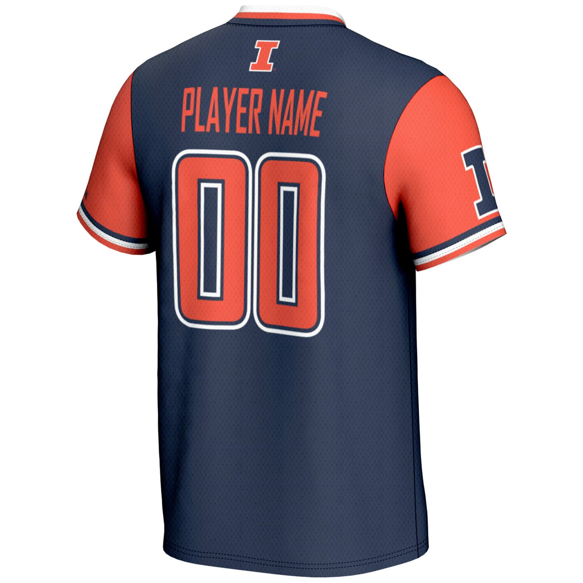Illinois Fighting Illini NIL Pick-A-Player Lightweight Softball Jersey - Navy