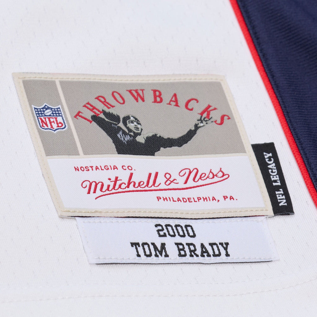 New England Patriots Tom Brady White 2000 Legacy Replica Football Jersey